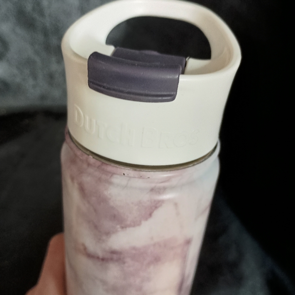 White and Purple Bath & Body Bottle with Windmill Design - Picture 9 of 16